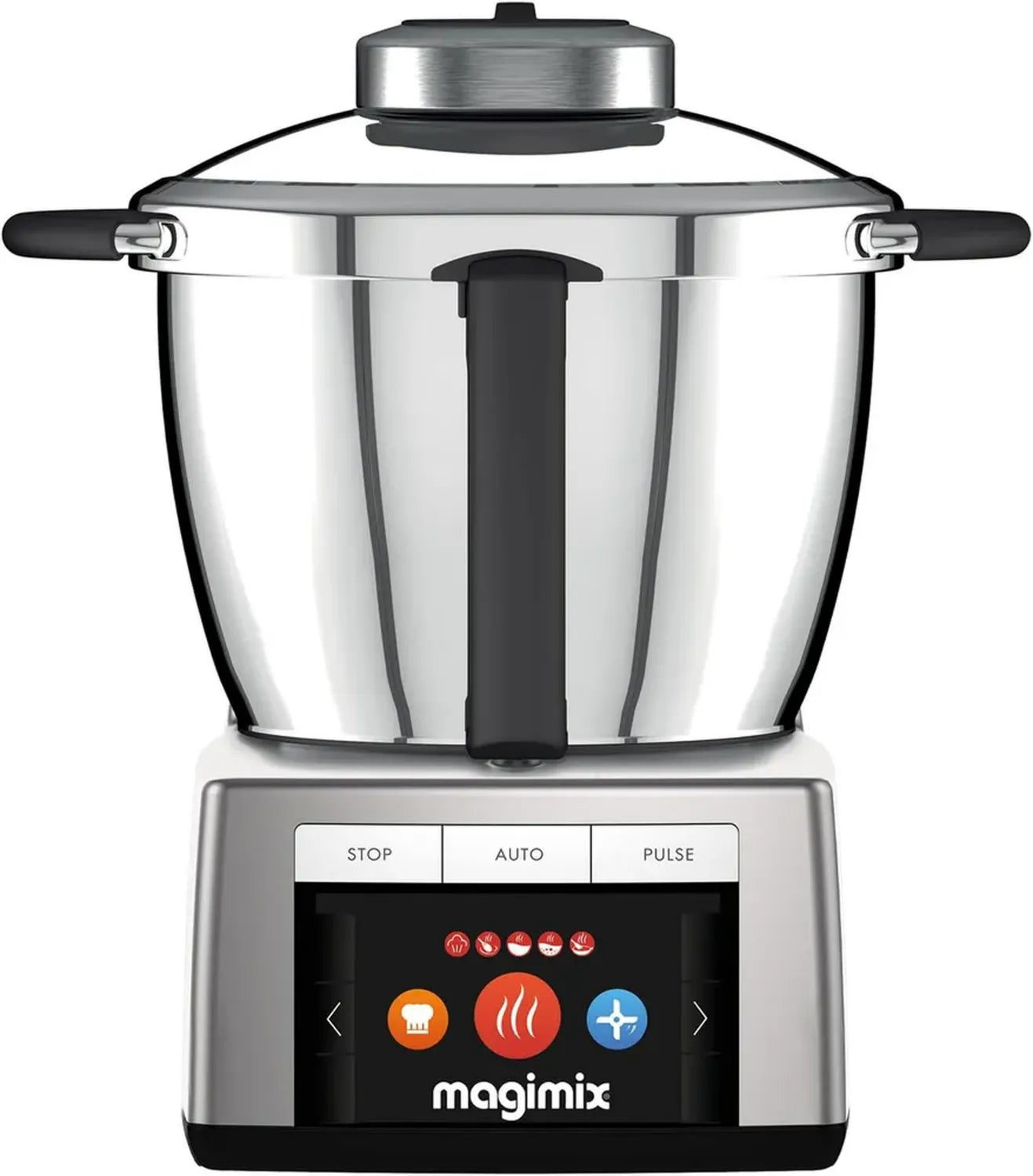 Robot Culinaire Magimix Expert XL 1800W avec Bol Inox 4,8L - 15 Programmes - Capacité Élevée - Fabriqué en France