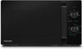 Four Micro-ondes Solo Toshiba 20L 800W, 5 Niveaux, Décongélation Rapide, Éclairage LED, Noir