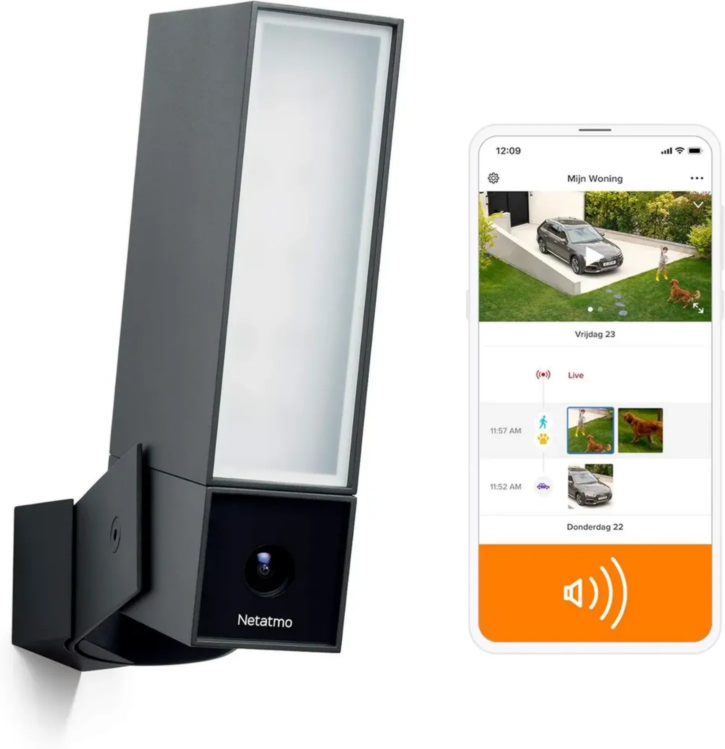 Caméra Extérieure Intelligente Netatmo avec Sirène