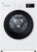 LG Machine à Laver Slim 8 kg, Chargement Frontal, Classe Énergétique A, 1400 Tours/Min, Programme Vapeur Hygiénique, Design Moderne, Blanc